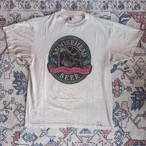 Vintage 80s Moosehead Canadian Beer- size Large